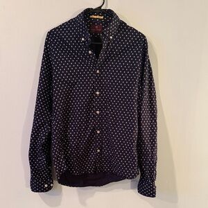 Scotch & Soda Navy Patterned Shirt